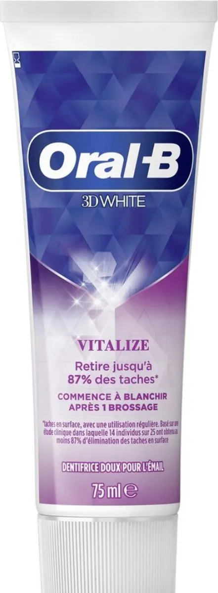 Oral-B 3D White Vitalize Tandpasta - 6x75ml
