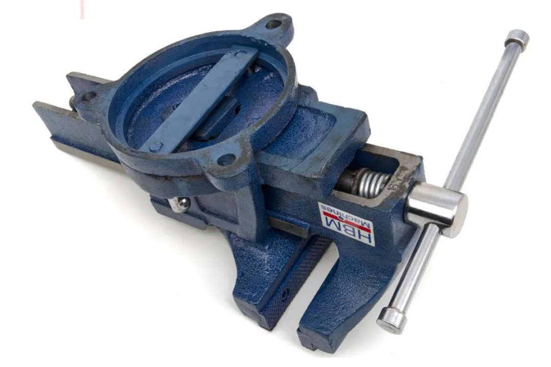 HBM Profi Bankschroef 150mm - Draaibaar onderstel