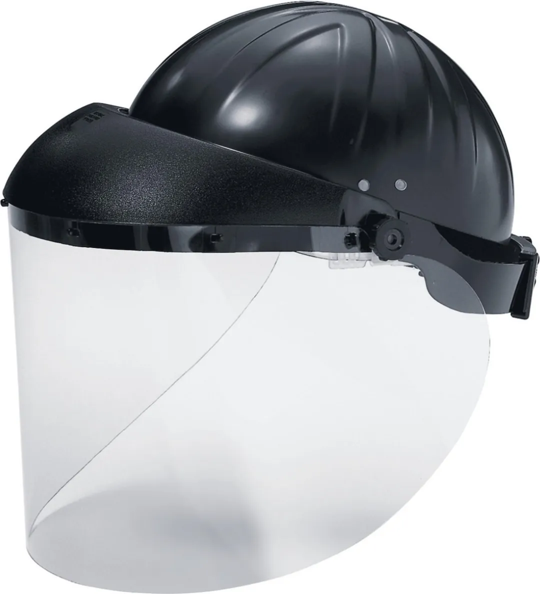 Uvex 9708.514 Gelaatsscherm - Zwart/Transparant