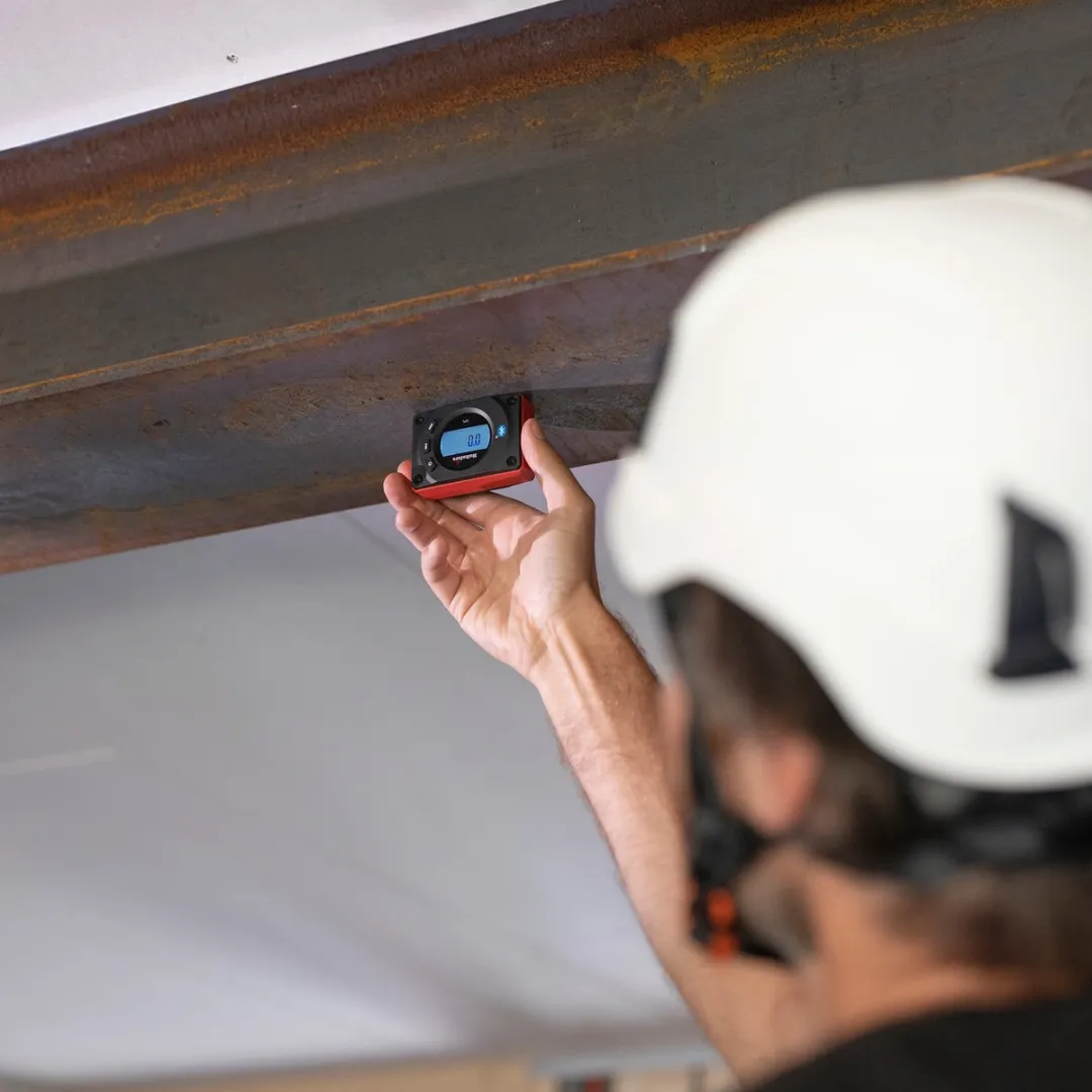 Hultafors DPL Zakwaterpas 80mm - Bluetooth - Rood/Zwart