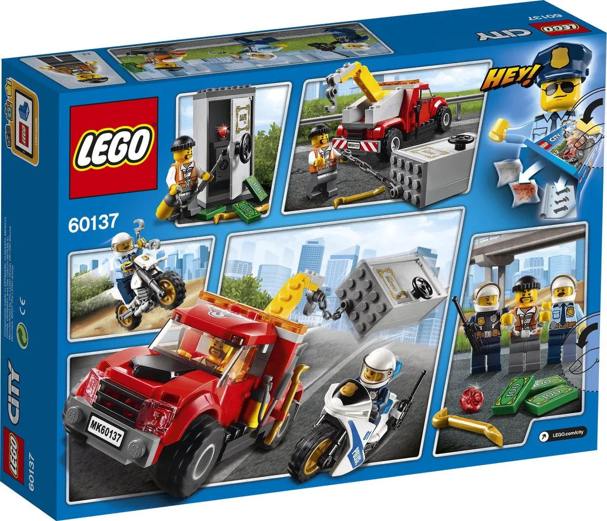 LEGO City Politie Sleeptruck 60137 - 144 Stukken - afbeelding 6 van 6