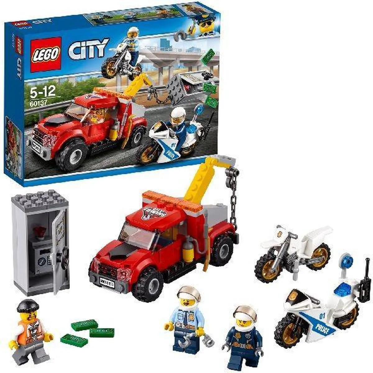 LEGO City Politie Sleeptruck 60137 - 144 Stukken