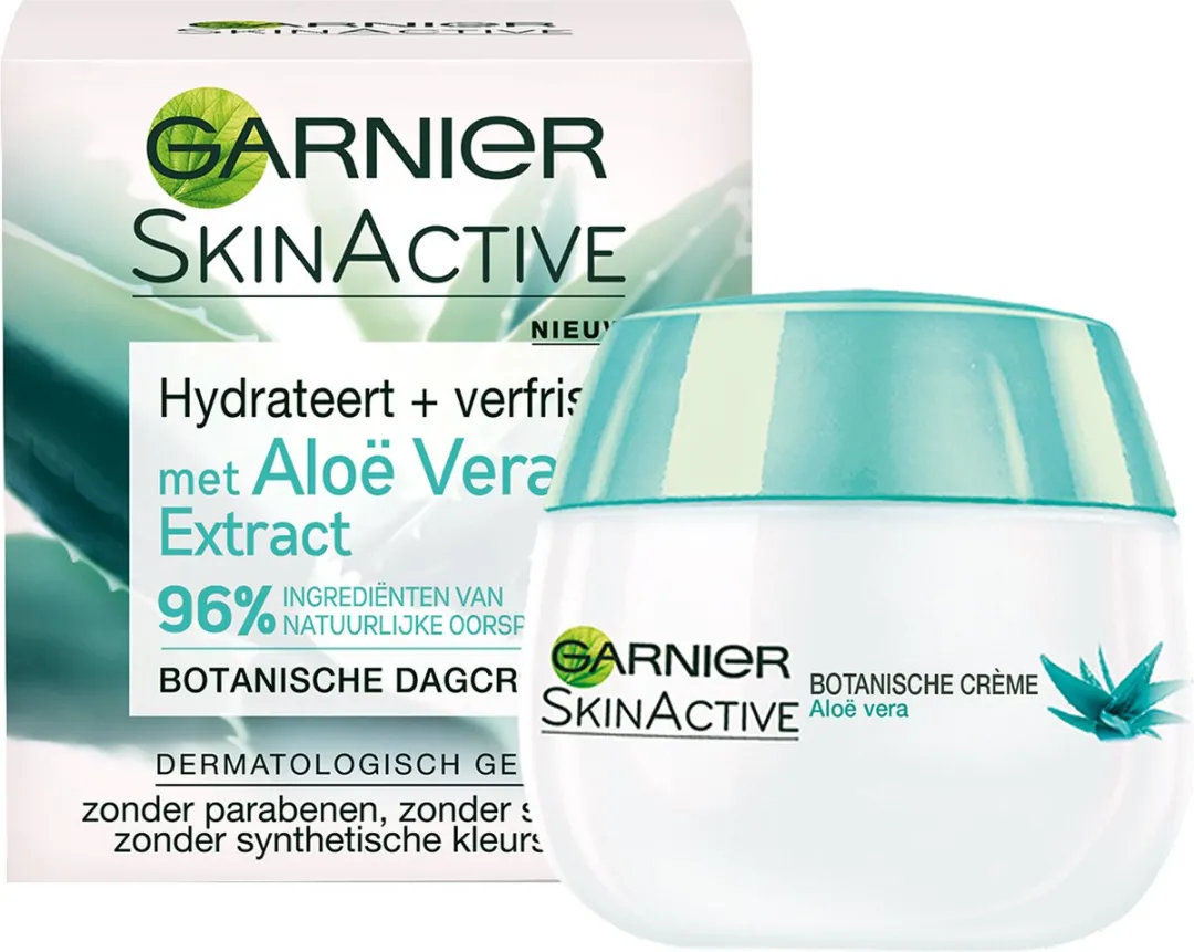 Garnier SkinActive Botanische Dagcrème Aloë Vera 100ml - 2 Stuks