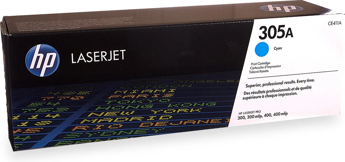 HP CE411AC Tonercartridge Cyaan