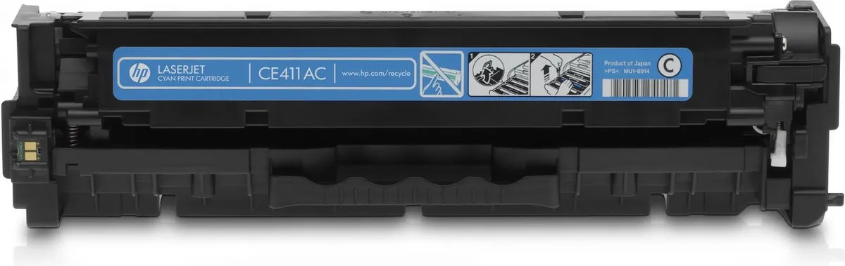 HP CE411AC Tonercartridge Cyaan