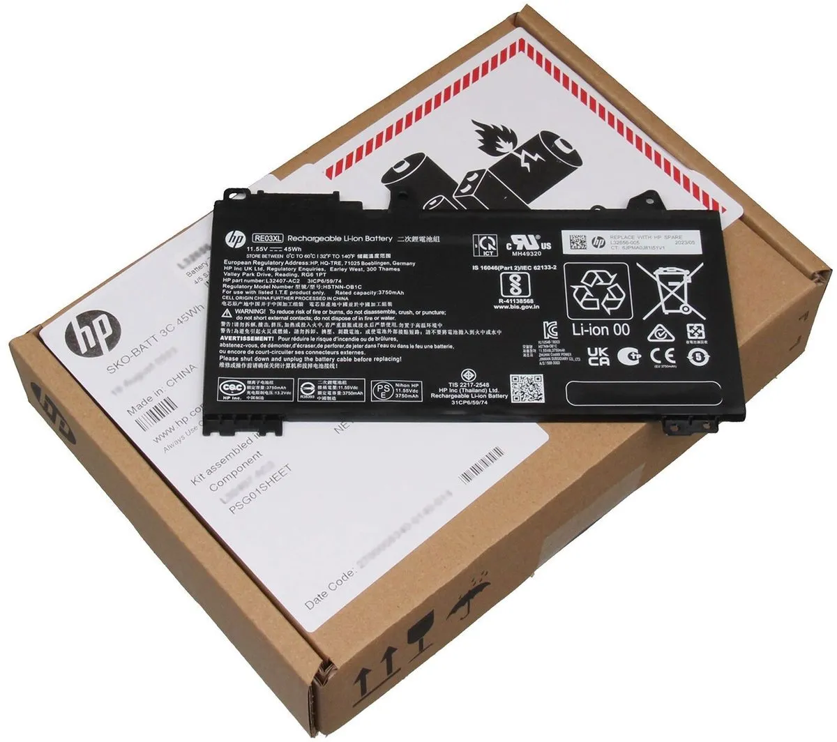 HP 7RX14AV Accu - 45Wh