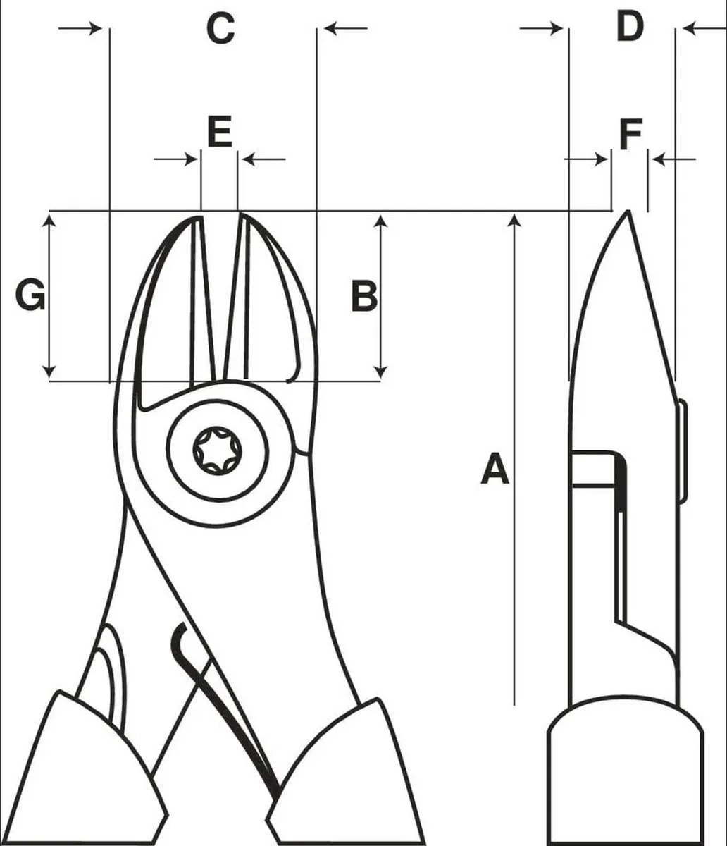 Bahco 2101GC-180IP Zijkniptang 180mm - afbeelding 3 van 5