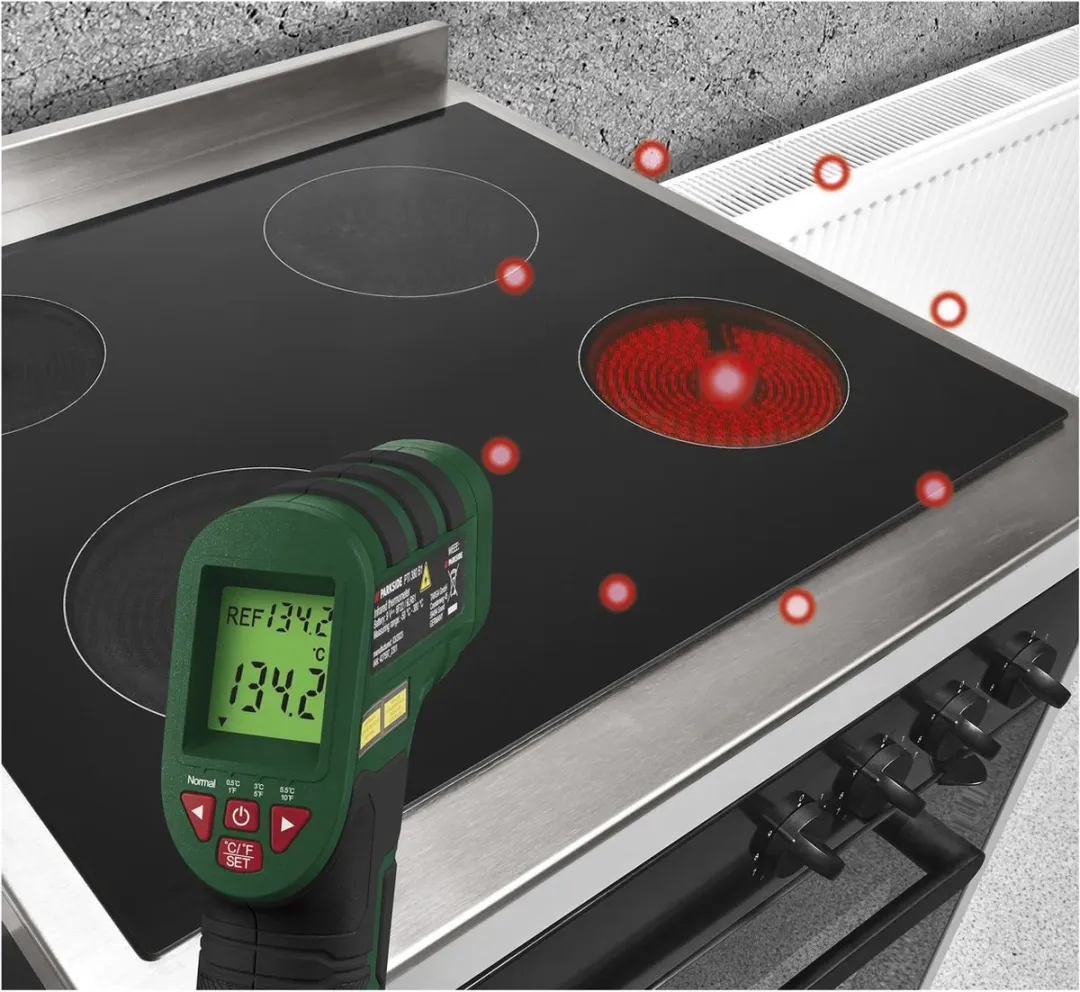 Parkside Infrarood Temperatuurmeter - Max 12m - Groen