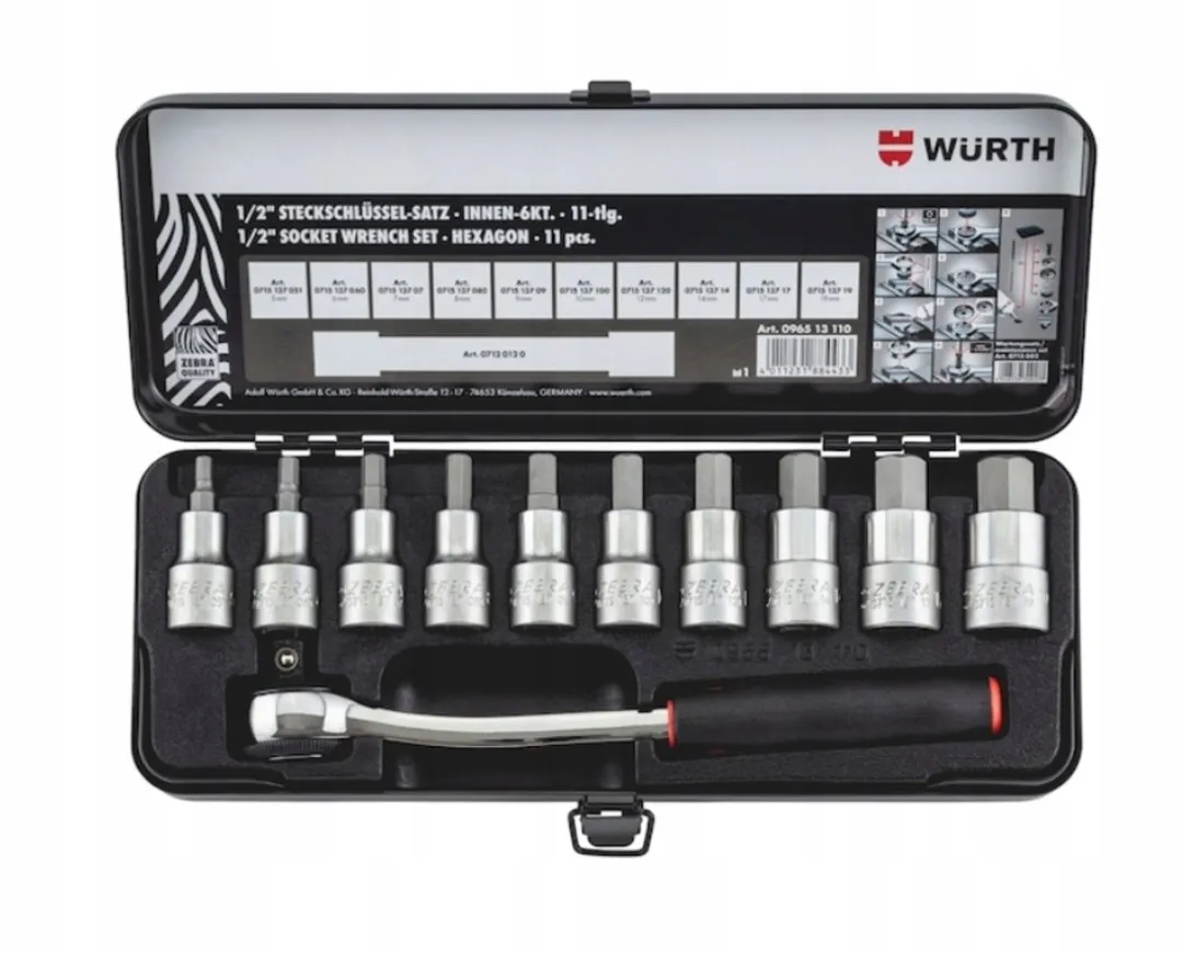 Würth 1/2" Dopad Set 11-delig