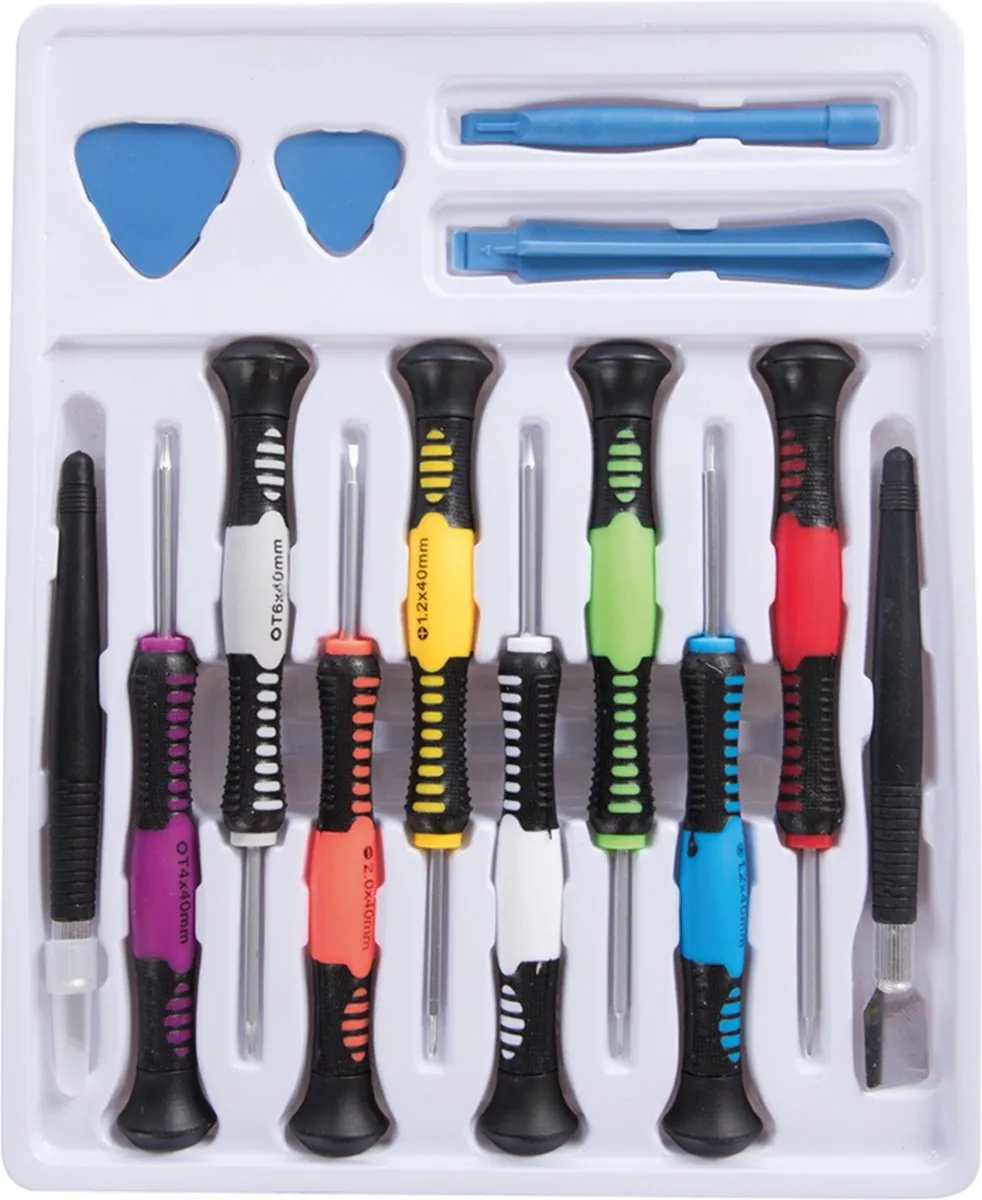 Silverline 850276 Telefoon Reparatie Set - 16 Delig