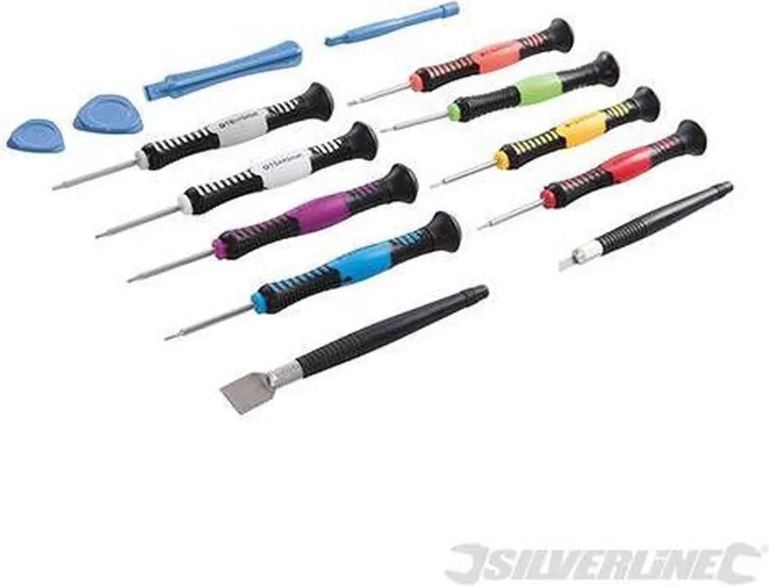 Silverline 850276 Telefoon Reparatie Set - 16 Delig