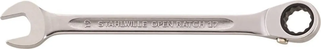 Stahlwille 17-17 Steek-/Ringratelsleutel 17x229mm
