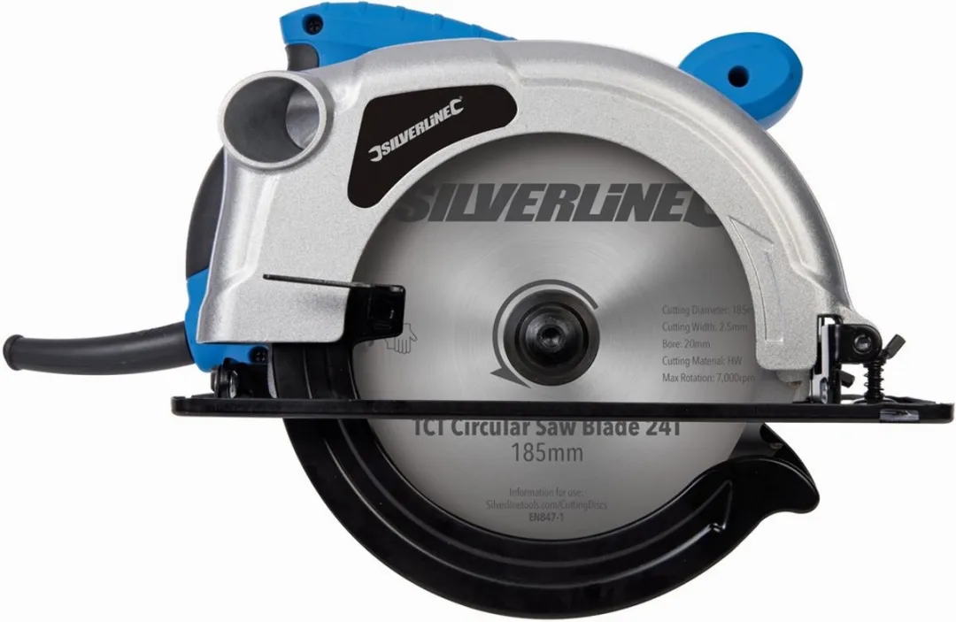 Silverline 1200W Cirkelzaag 185mm