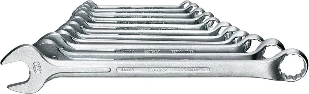 Gedore Ring-steeksleutelset 11-delig 8-22mm