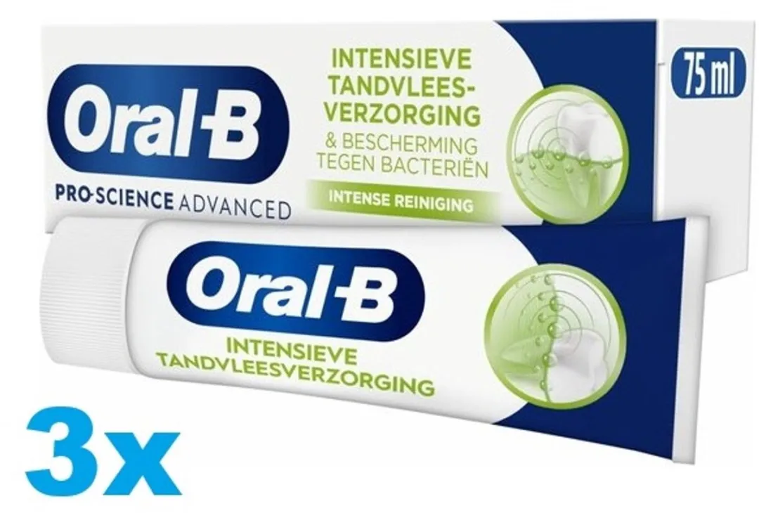 Oral-B Pro-Science Advanced Tandpasta Intense Reiniging 225ml - 3 Stuks