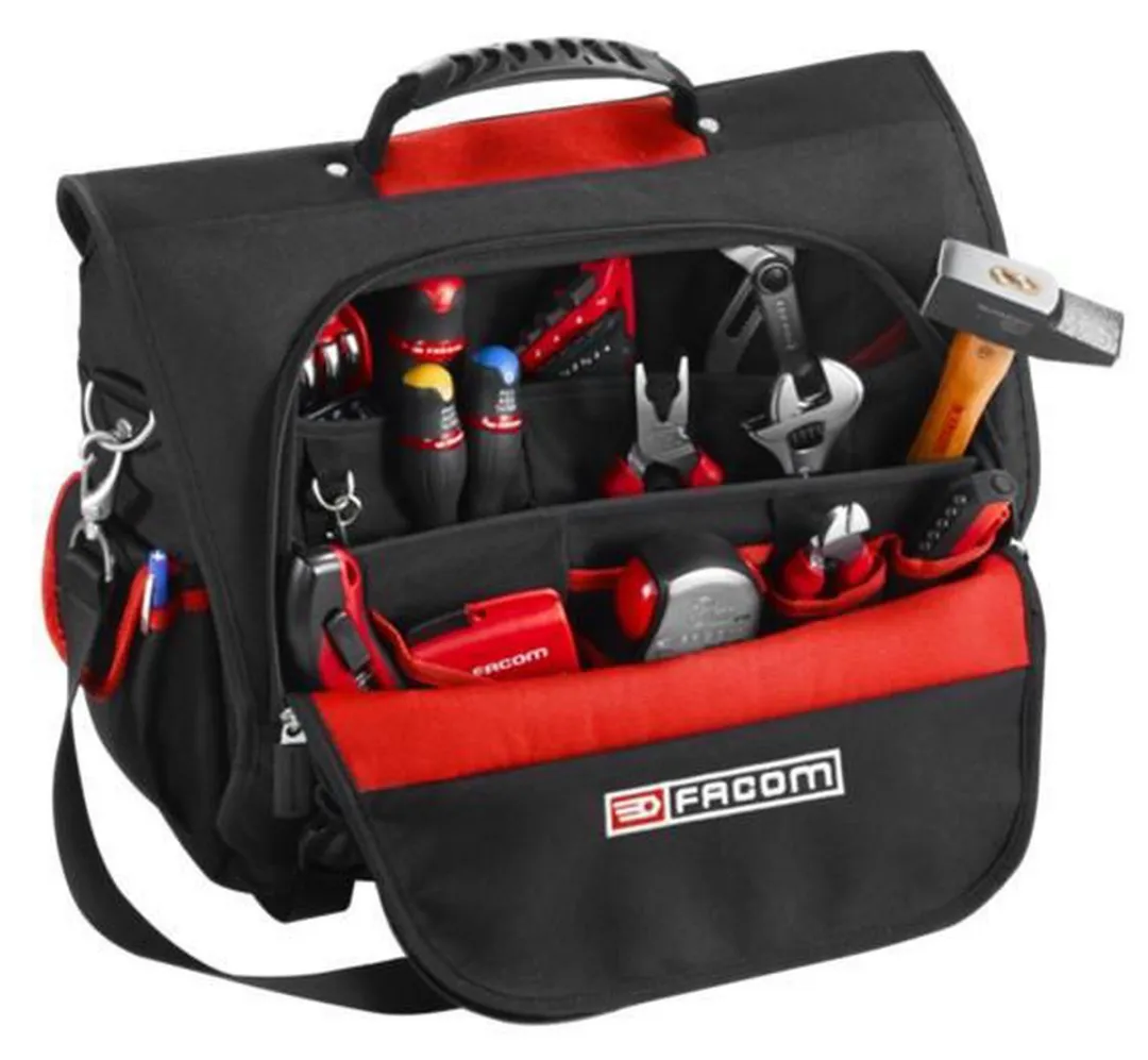FACOM BS.TLBPB Laptoptas - 15" - Zwart/Rood