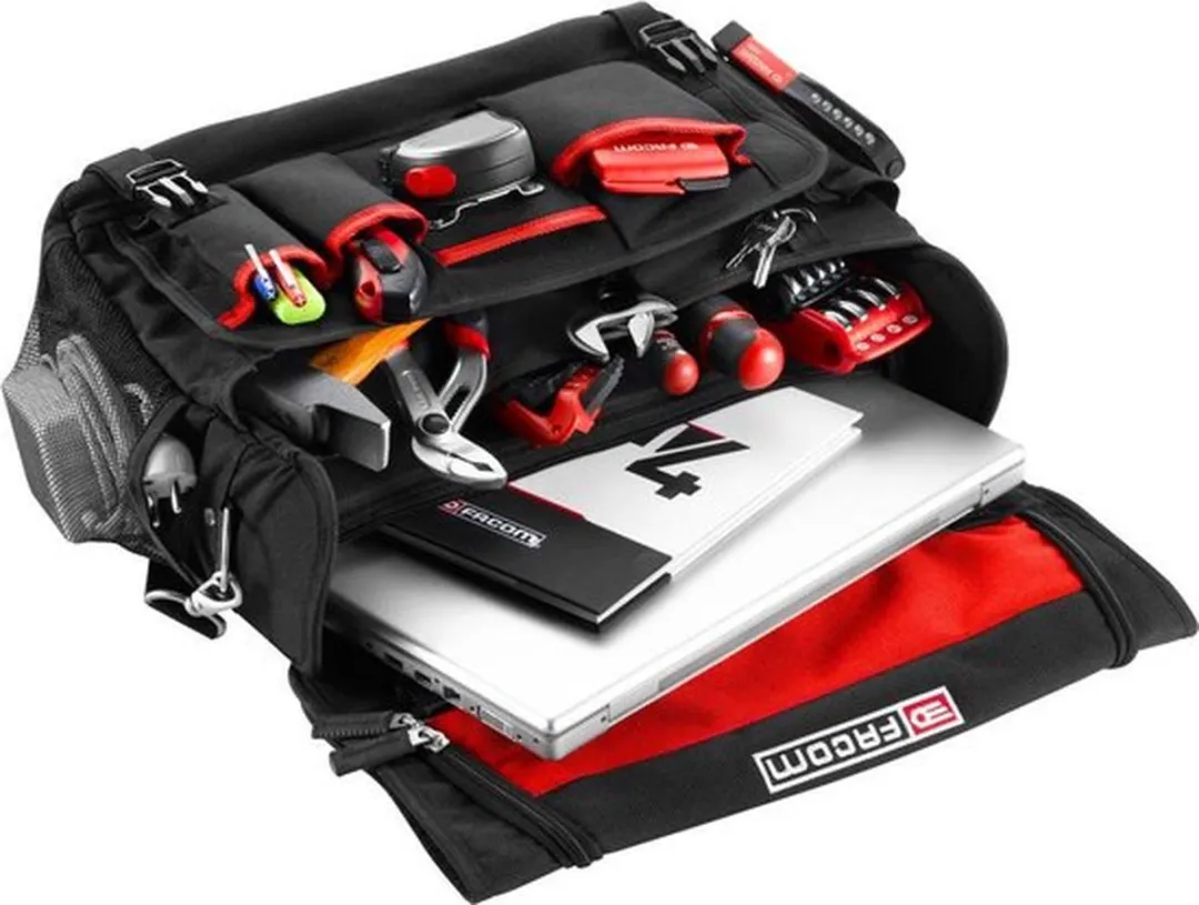 FACOM BS.TLBPB Laptoptas - 15" - Zwart/Rood