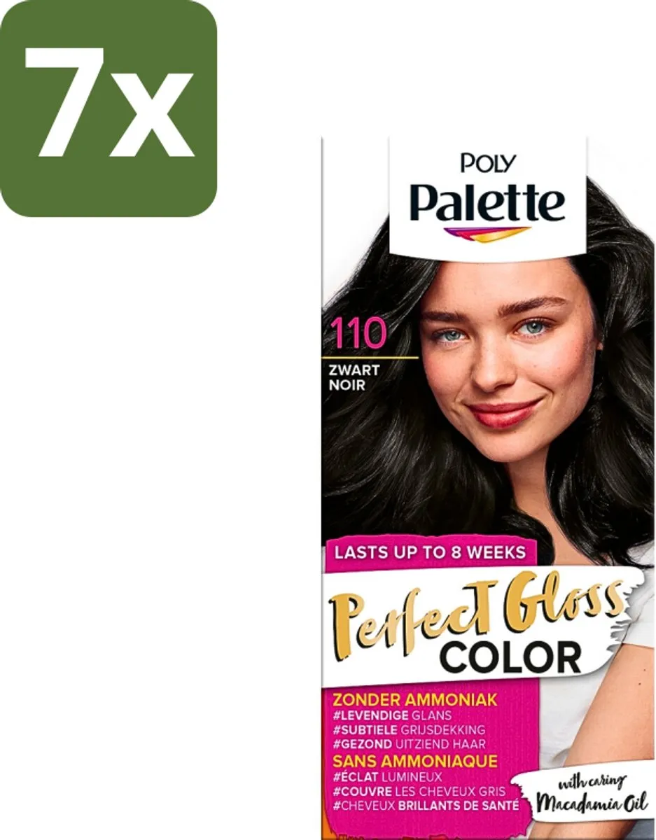 Schwarzkopf Poly Palette Glossy Zwart 110 Haarverf