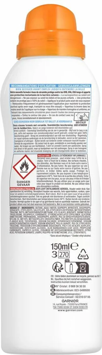 Garnier Ambre Solaire Zelfbruinende Gezichtsdruppels 30ml - 6 Stuks