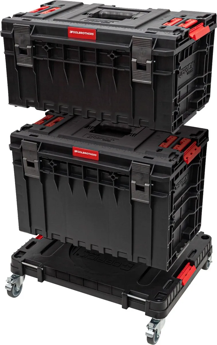 Toolbrothers RHINO XXL Transportwagen ECO Movement+ - Rood/Zwart