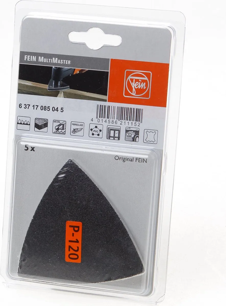 Fein 120 Korrel Schuurpapier - 5 Stuks