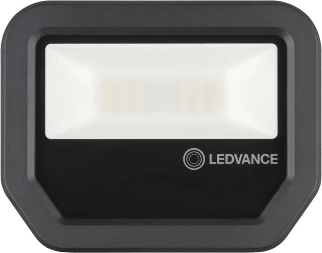 LEDVANCE OSRAM FL PFM SYM 100 BK LED Schijnwerper 20W - Warm Wit 3000K - Mat Zwart