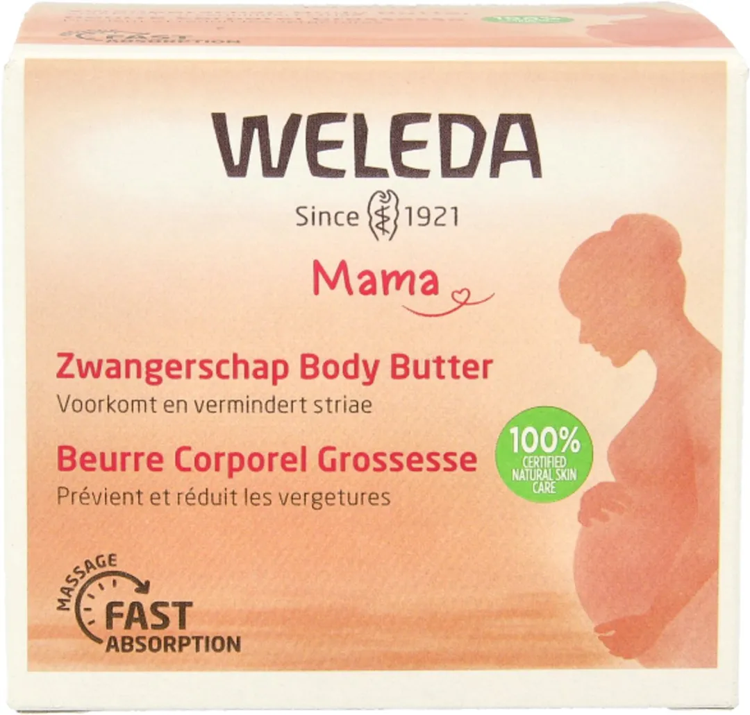 Weleda Zwangerschapsbodycrème Roos & Sinaasappel 150ml - afbeelding 6 van 6
