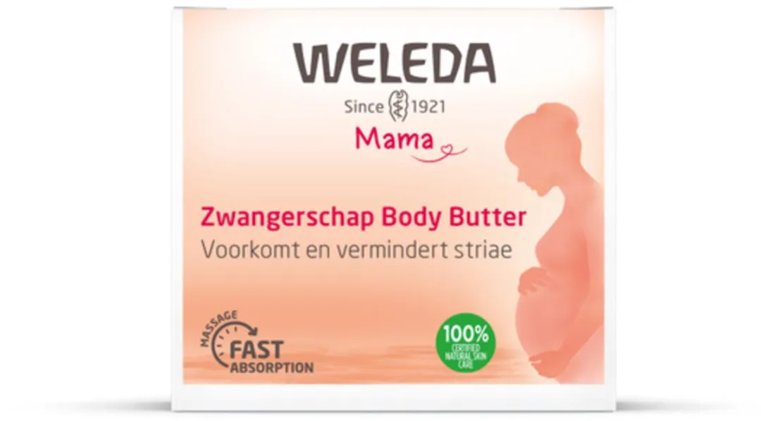 Weleda Zwangerschapsbodycrème Roos & Sinaasappel 150ml