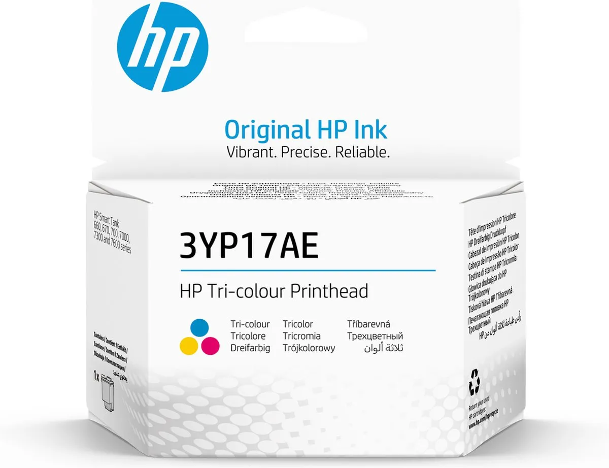 HP Inktank Tri-Color Printhead 3YP17AE