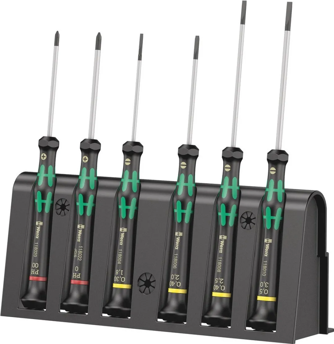 Wera Kraftform Micro 05118150001 Schroevendraaierset - 6-delig