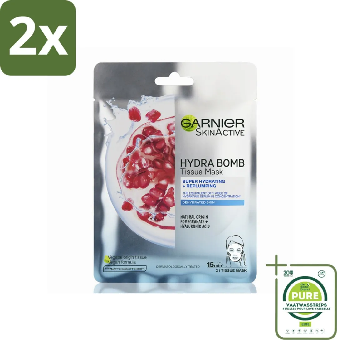 Garnier SkinActive Hydra Bomb Sheet Mask Granaatappel