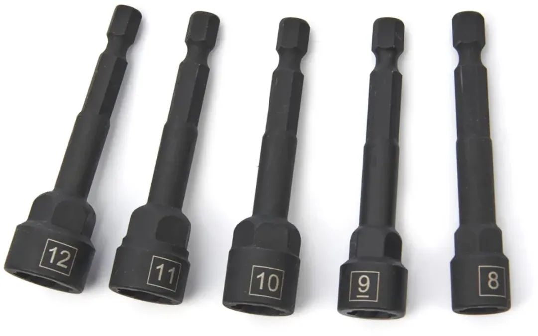 HBM Machines Schroef en Tappen Extractor Set 5-delig - Zwart