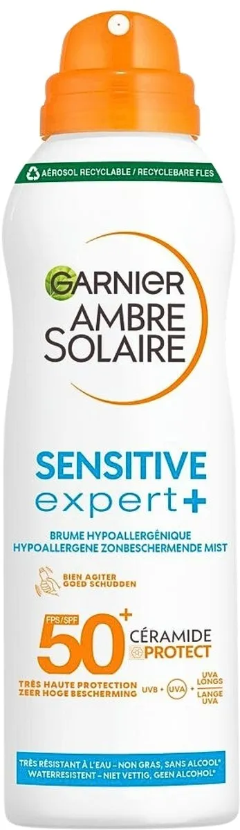 Garnier Ambre Solaire Mist Spray Sensitive Expert+ SPF 50+ 150ml