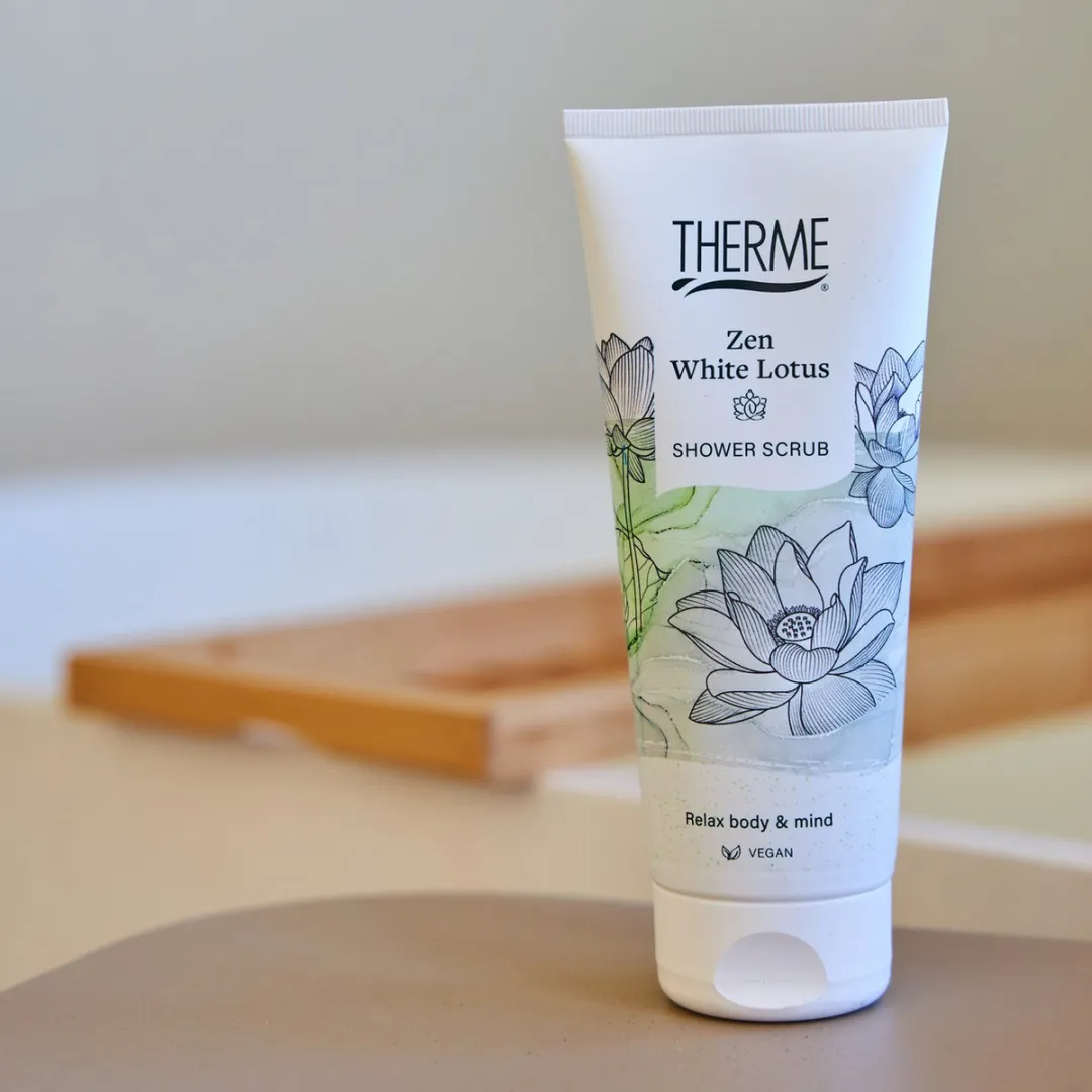Therme Zen White Lotus Shower Scrub 200ml - afbeelding 6 van 6