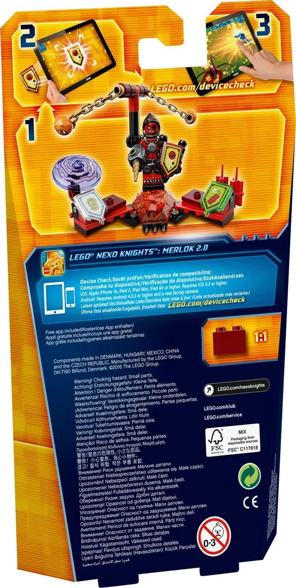 LEGO Nexo Knights 70334 Ultimate Monster Meester - 65 Stenen