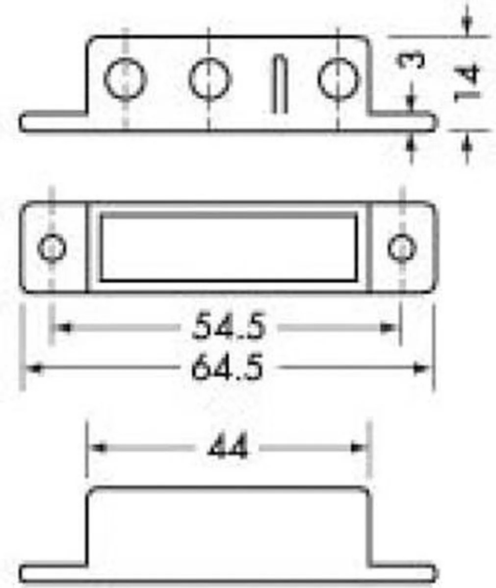 Velleman HAA27 Magneetcontact Ramen/Deuren - NC/NO - Wit
