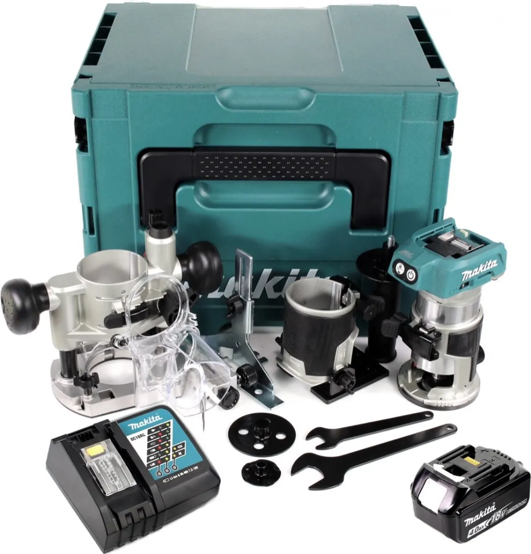 Makita DRT50RM1J 18V Li-ion Multifunctionele Boor/Frees - 2x Module - 4.0Ah Accu + Lader