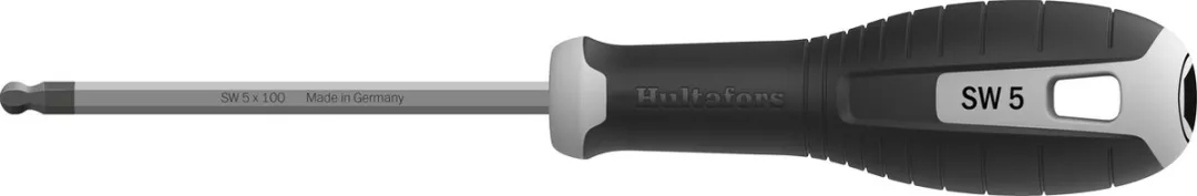 Hultafors Binnenzeskant Kogelkop Schroevendraaier 401005 - T15 - 5x100mm