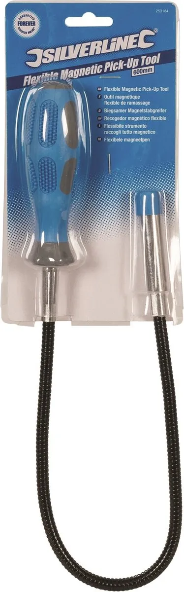 Silverline Flexibele Magneetpen Telescopisch 60cm - 2kg - Zwart