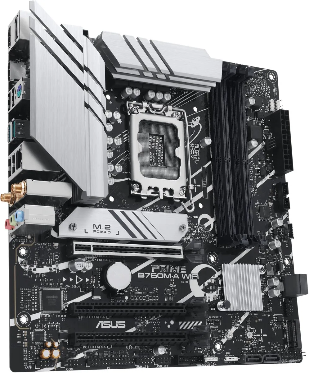 ASUS PRIME B760M-A WIFI - Intel B760 - microATX - LGA1700