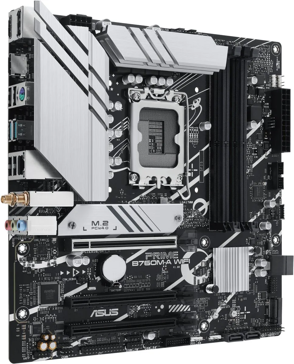 ASUS PRIME B760M-A WIFI - Intel B760 - microATX - LGA1700 - afbeelding 6 van 6
