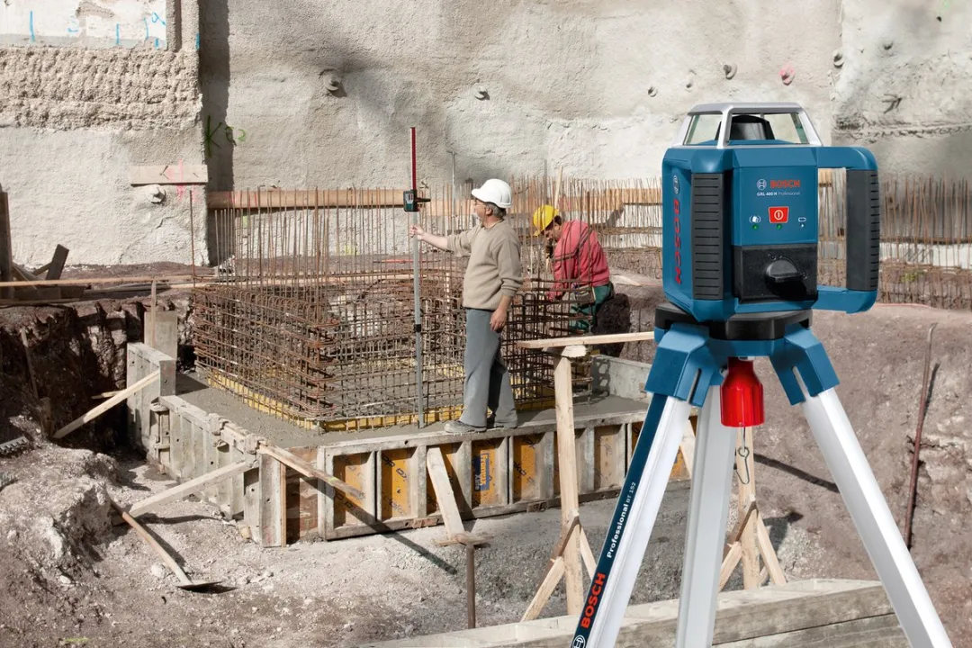 Bosch Professional GRL 400 H Rotatielaser - met Ontvanger & Accu's