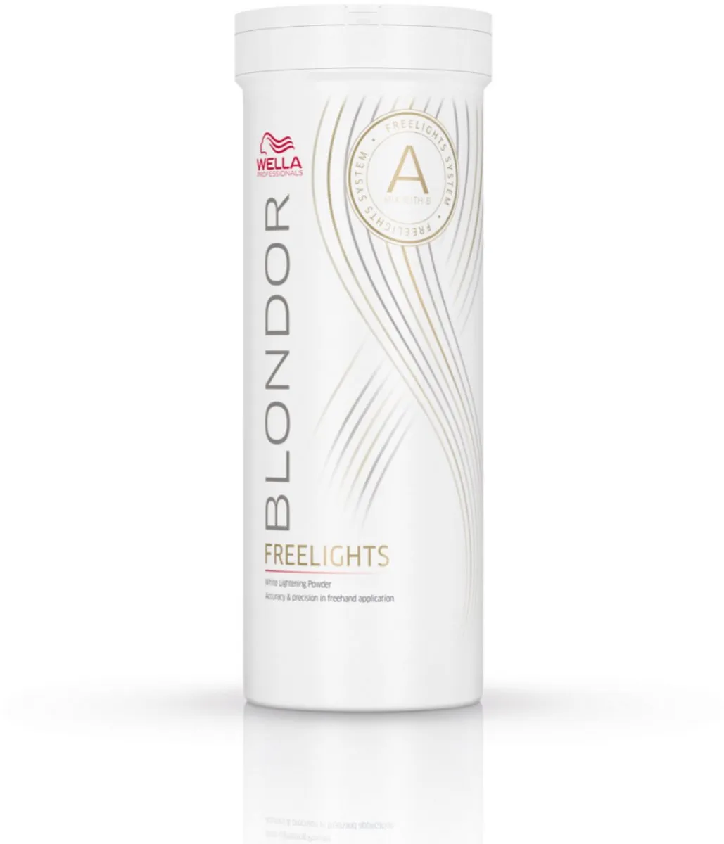 Wella Professionals Blondor Freelights Lightening Powder 400g - Zwart