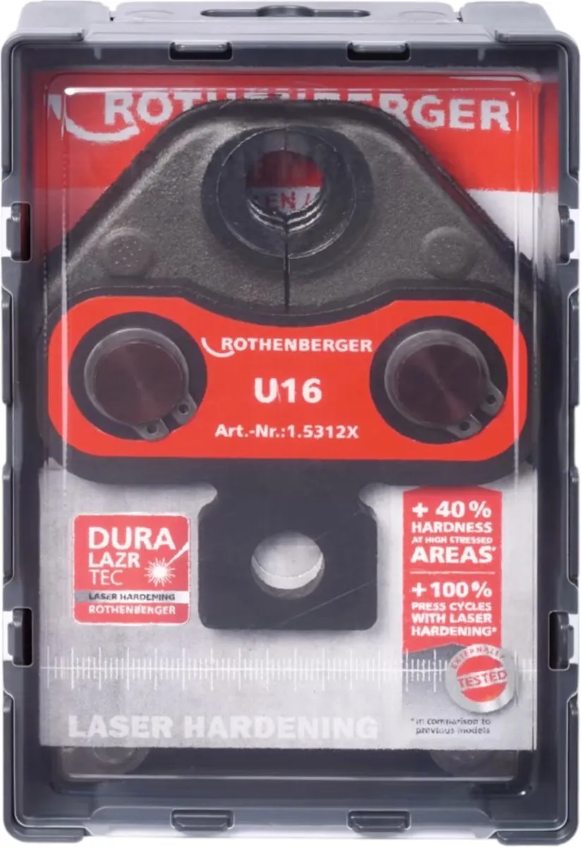 Rothenberger Standard U16 Persbek 16mm - Zwart/Rood
