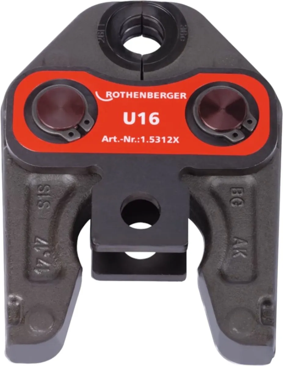 Rothenberger Standard U16 Persbek 16mm - Zwart/Rood