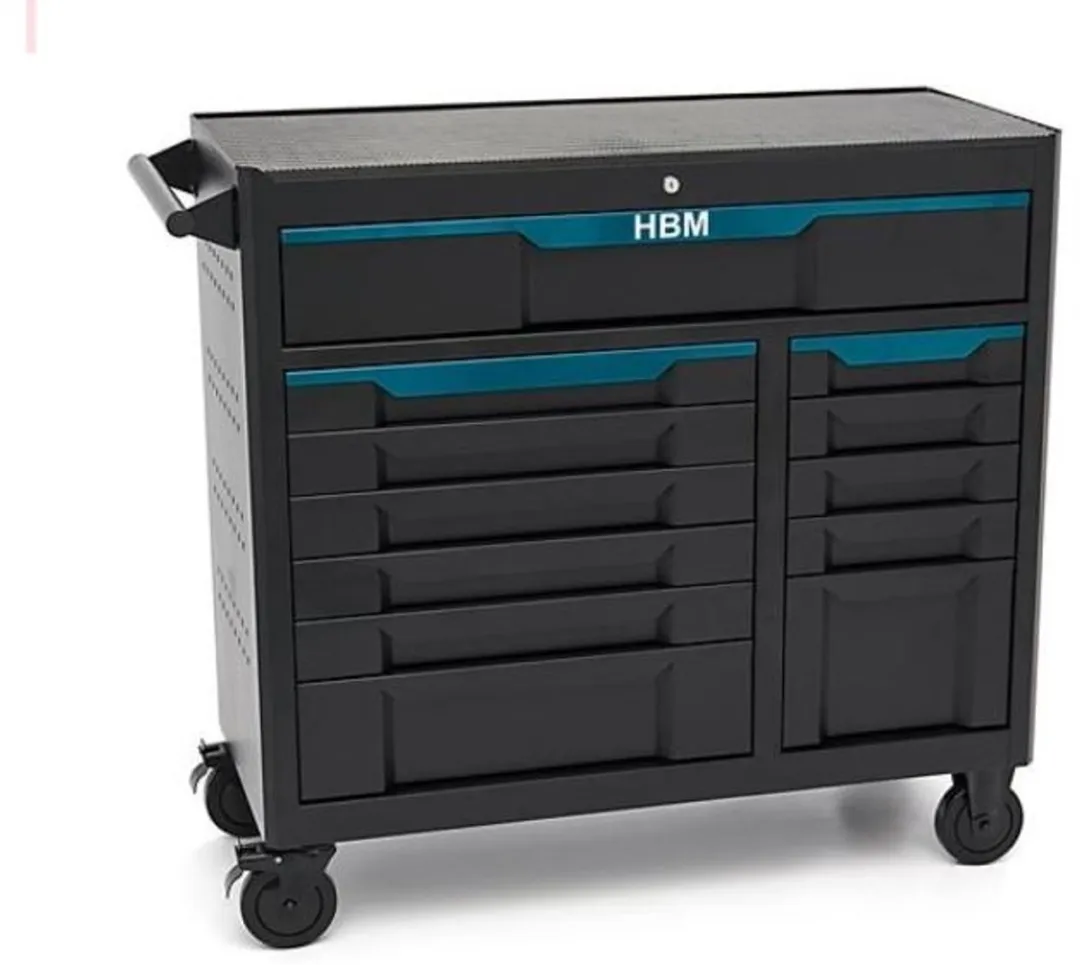 HBM Gereedschapswagen 12 Lades 106cm