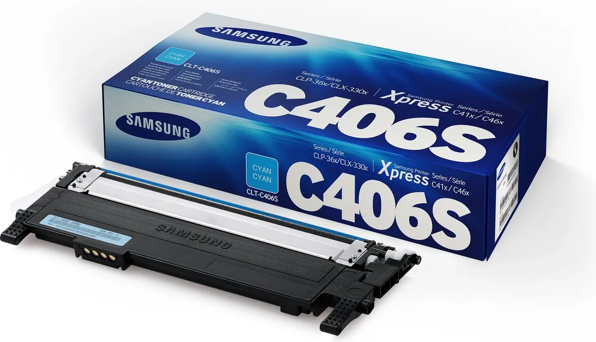 Samsung C406S CLT-C406S Toner - Cyaan