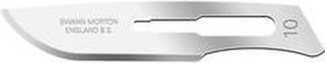Swann Morton Scalpelmesjes REF 0101 - 100 Stuks - Mesnr. 10 - RVS