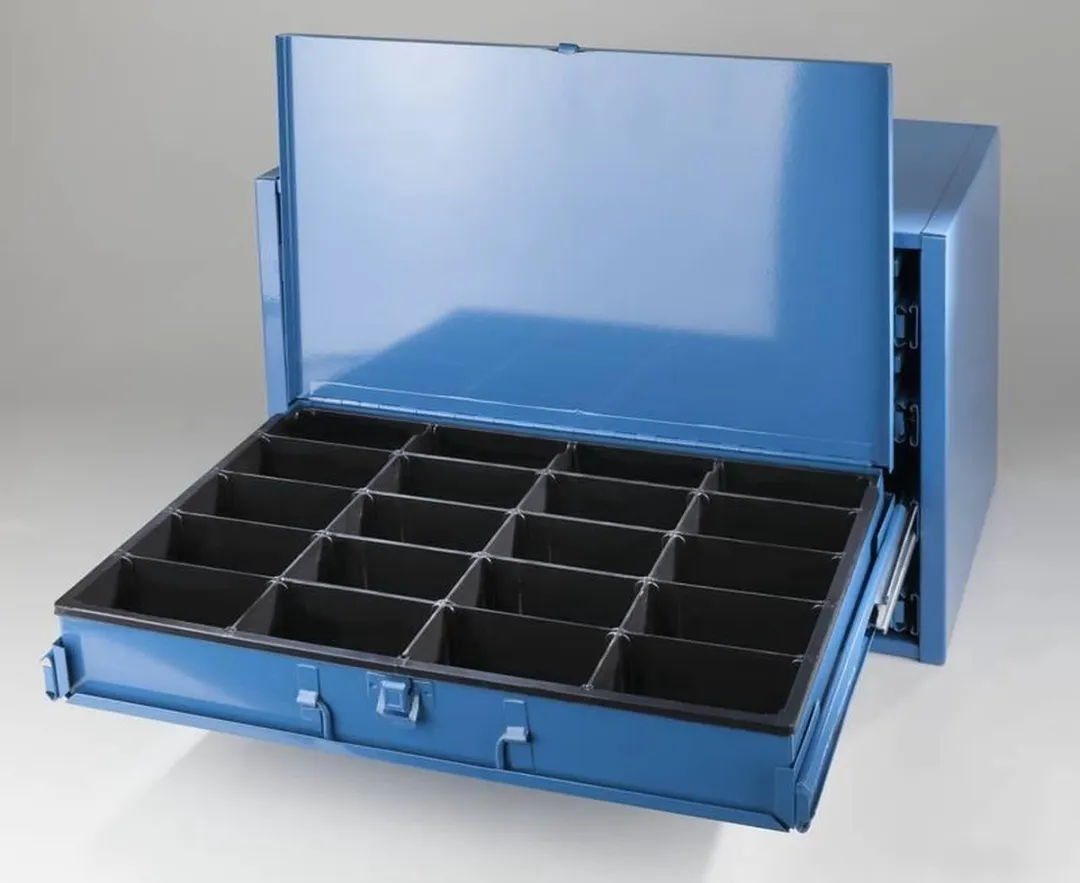 Westfalia Gereedschapkoffer met 4 Opbergdozen - Blauw