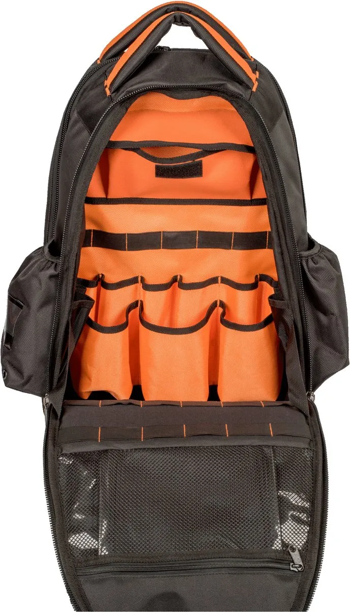 Bahco 4750FB8 Gereedschapsrugzak - 335x560x190mm - Zwart/oranje - afbeelding 6 van 6